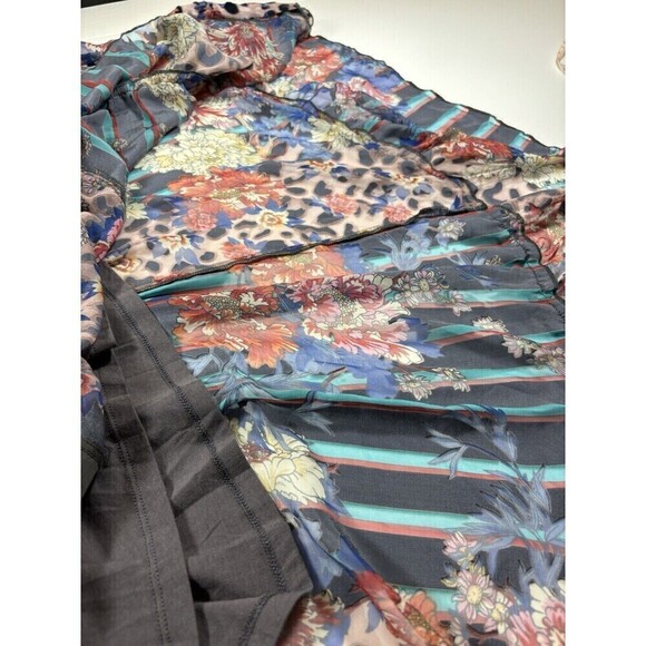 NWT Johnny Was Biya Ontar Beesley Maxi Dress Leopard Print Floral Brown Large - Picture 14 of 16